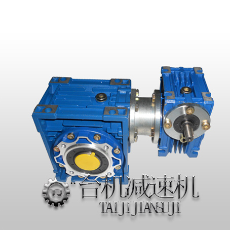 雙級鋁合金蝸輪蝸桿減速機、NMRV雙級減速機（TJ-BHAAD型）